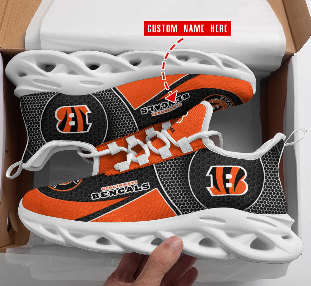 Cincinnati Bengals Personalized Yezy Running Sneakers BB305