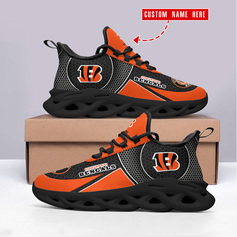 Cincinnati Bengals Personalized Yezy Running Sneakers BB305