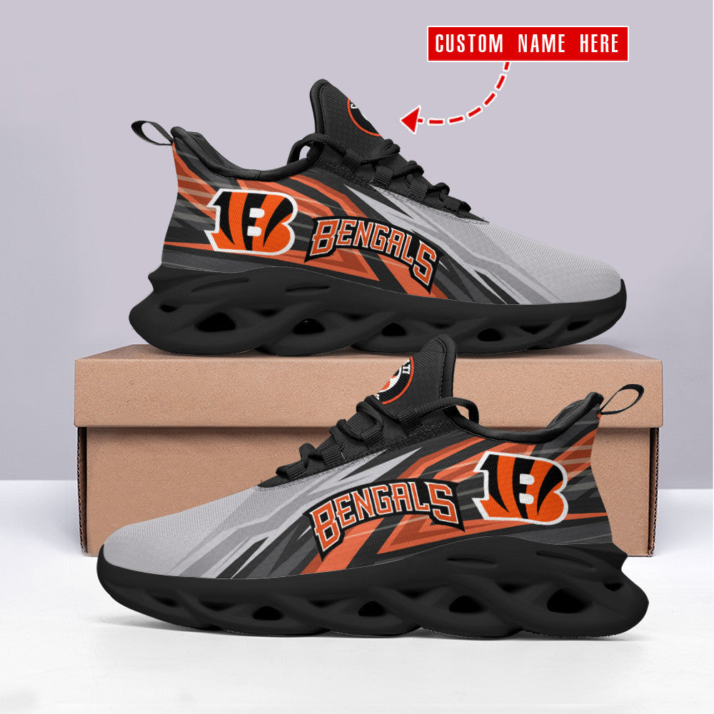 Cincinnati Bengals Personalized Yezy Running Sneakers BB461
