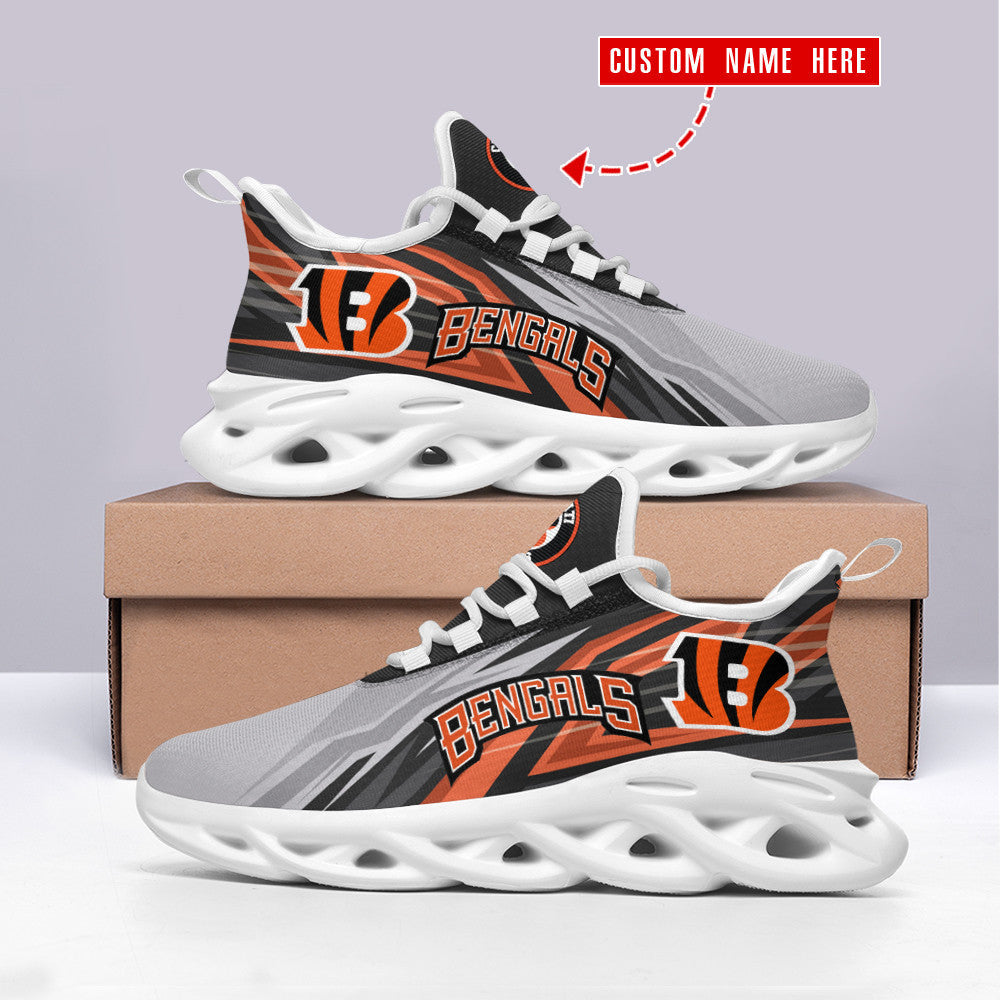 Cincinnati Bengals Personalized Yezy Running Sneakers BB461
