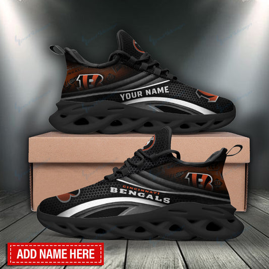 Cincinnati Bengals Personalized Yezy Running Sneakers BB796