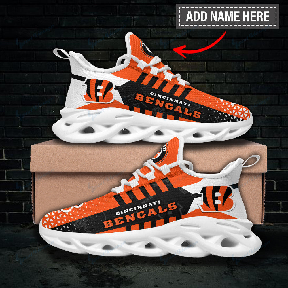 Cincinnati Bengals Personalized Yezy Running Sneakers BB836