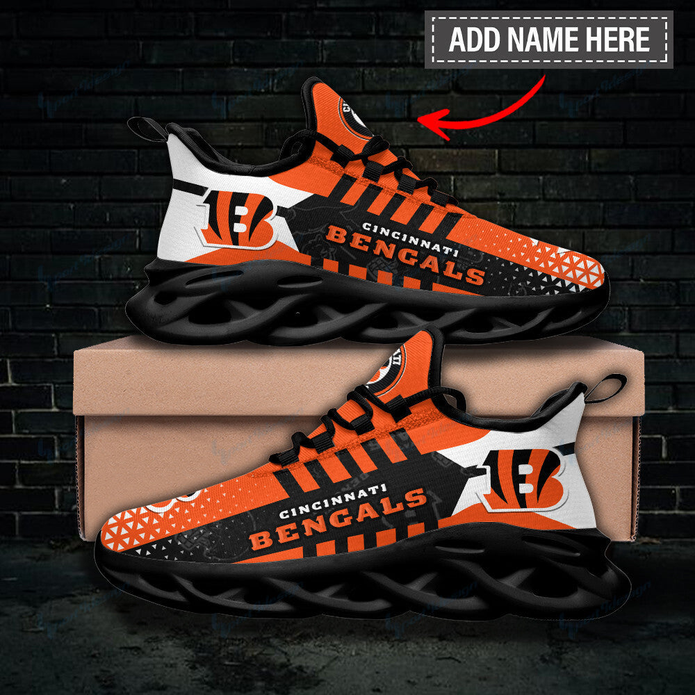 Cincinnati Bengals Personalized Yezy Running Sneakers BB836