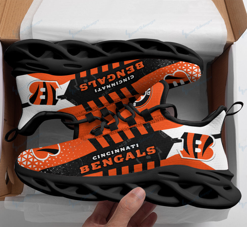 Cincinnati Bengals Personalized Yezy Running Sneakers BB836