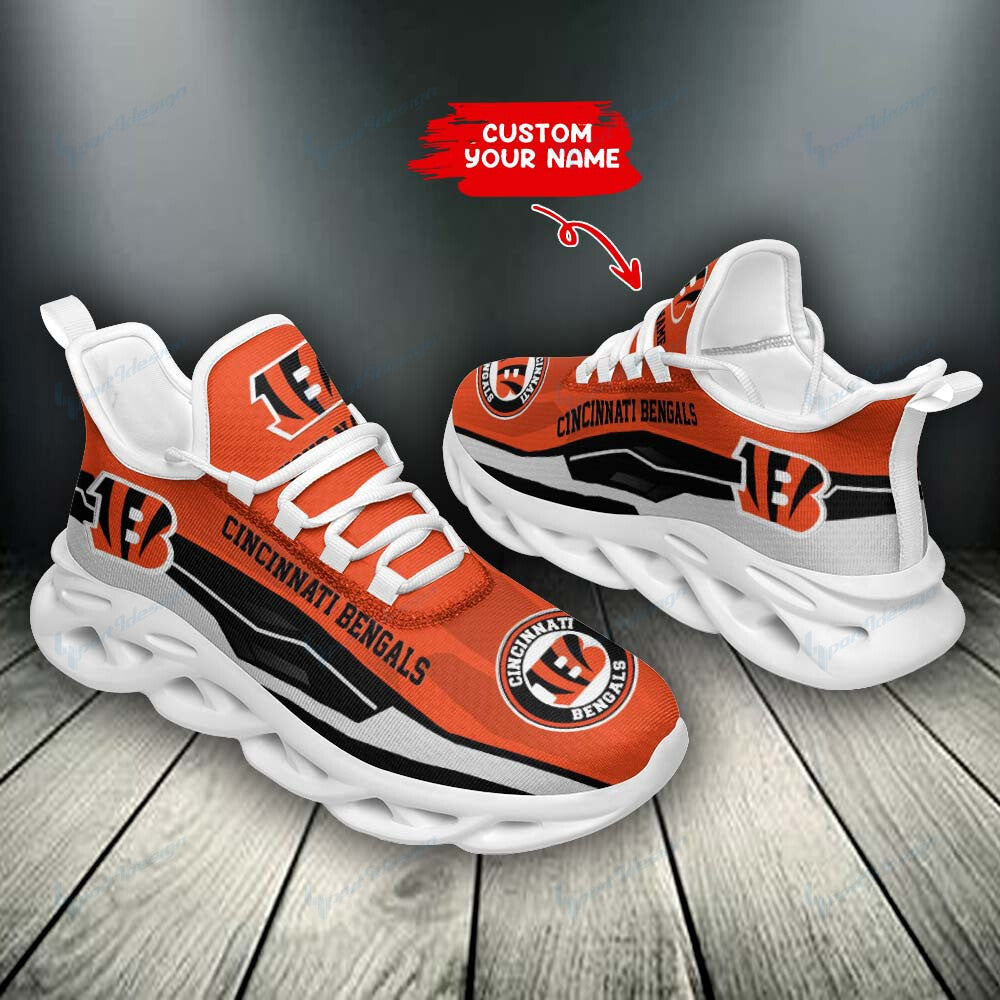 Cincinnati Bengals Personalized Yezy Running Sneakers BB932