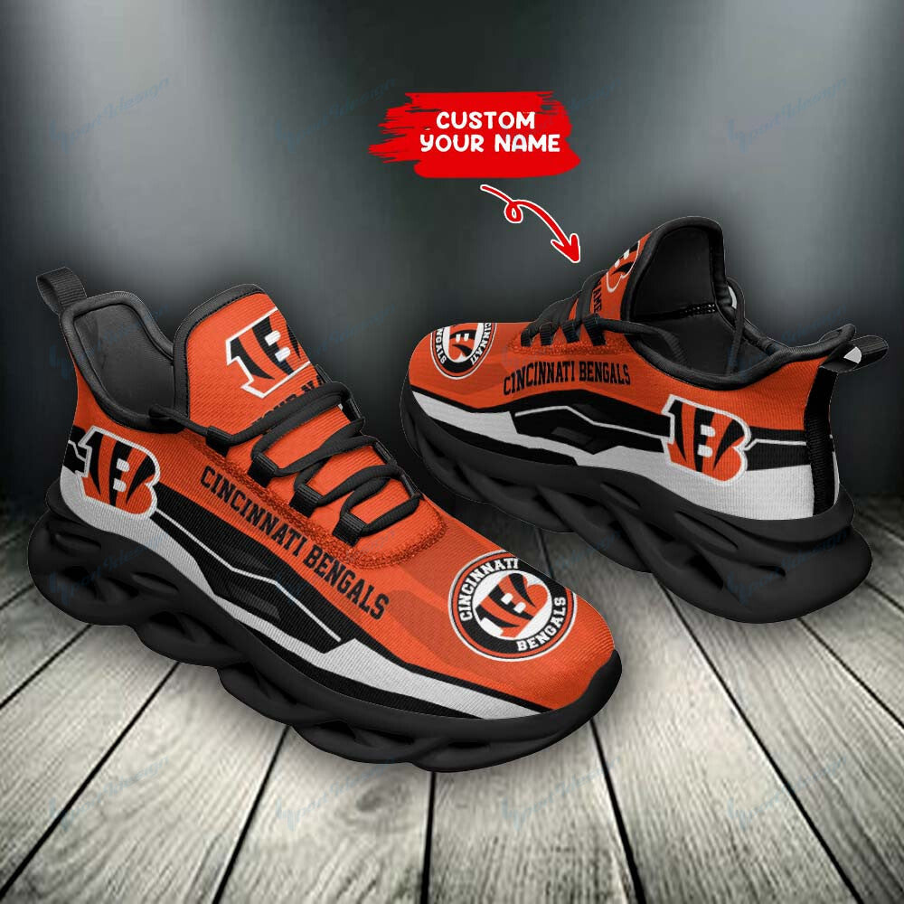 Cincinnati Bengals Personalized Yezy Running Sneakers BB932
