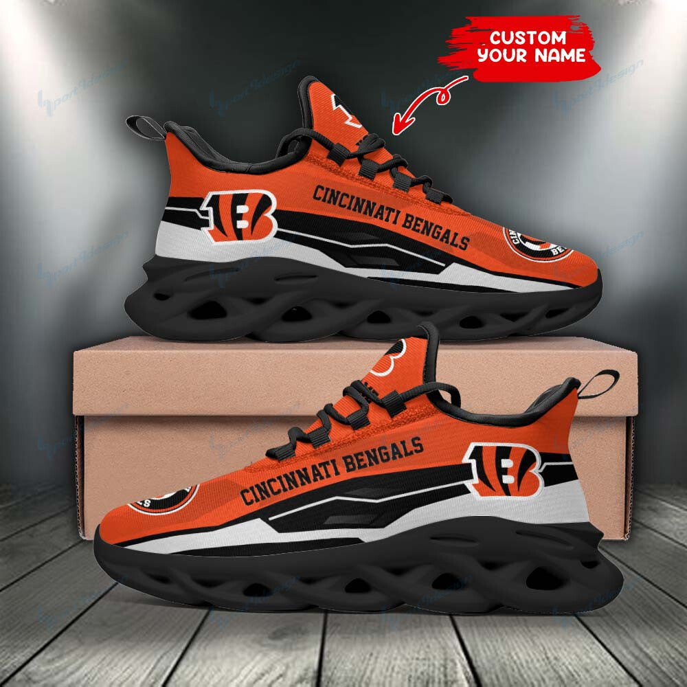 Cincinnati Bengals Personalized Yezy Running Sneakers BB932