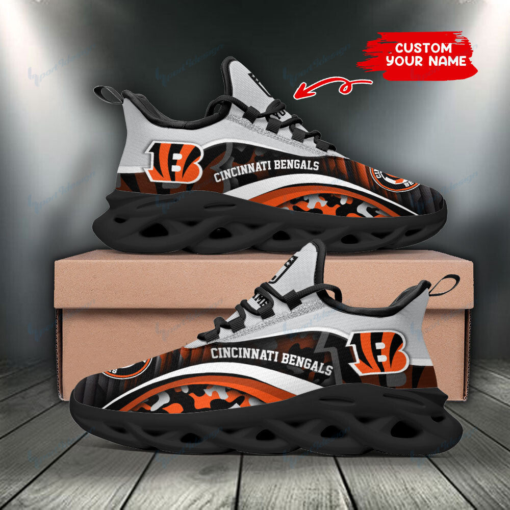 Cincinnati Bengals Personalized Yezy Running Sneakers BB995