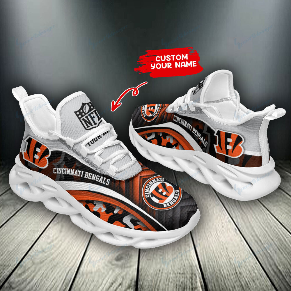 Cincinnati Bengals Personalized Yezy Running Sneakers BB995