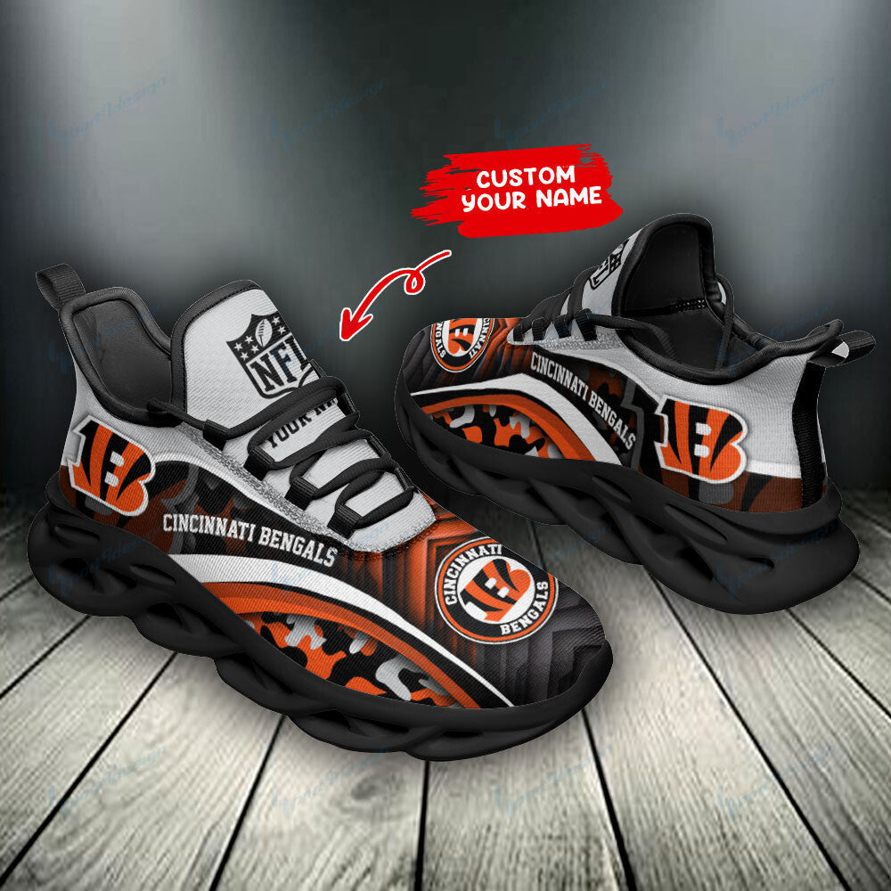 Cincinnati Bengals Personalized Yezy Running Sneakers BB995