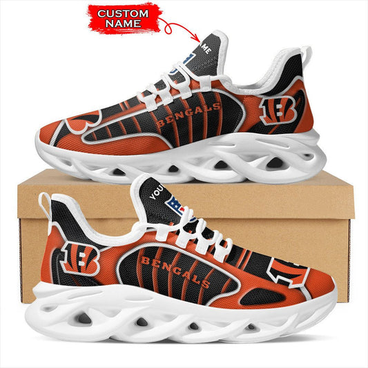 Cincinnati Bengals Personalized Yezy Running Sneakers BG148
