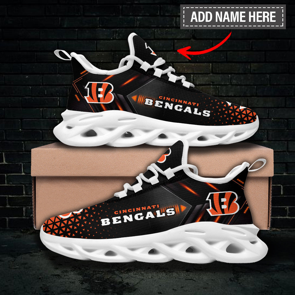 Cincinnati Bengals Personalized Yezy Running Sneakers BG288