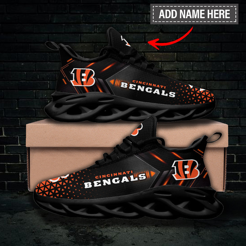 Cincinnati Bengals Personalized Yezy Running Sneakers BG288