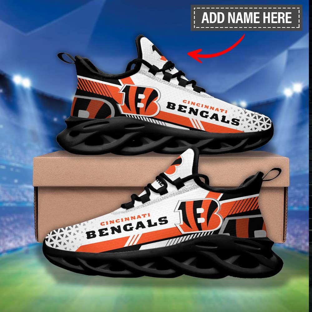 Cincinnati Bengals Personalized Yezy Running Sneakers BG295