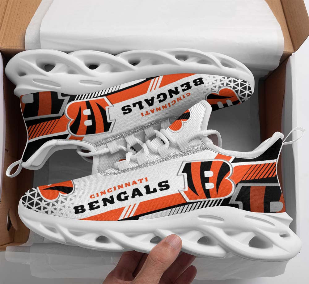 Cincinnati Bengals Personalized Yezy Running Sneakers BG295