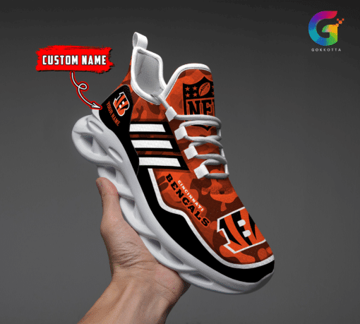 Cincinnati Bengals Personalized Yezy Running Sneakers BG326