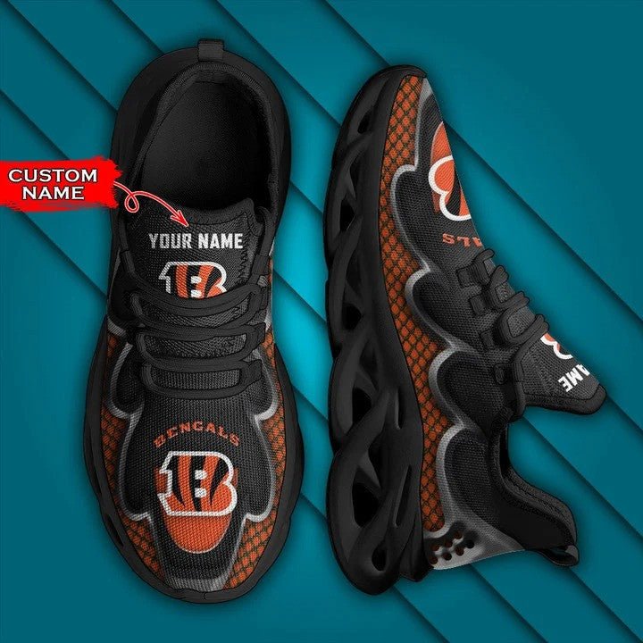 Cincinnati Bengals Personalized Yezy Running Sneakers BG410