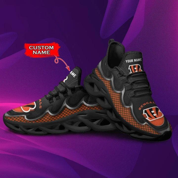 Cincinnati Bengals Personalized Yezy Running Sneakers BG410