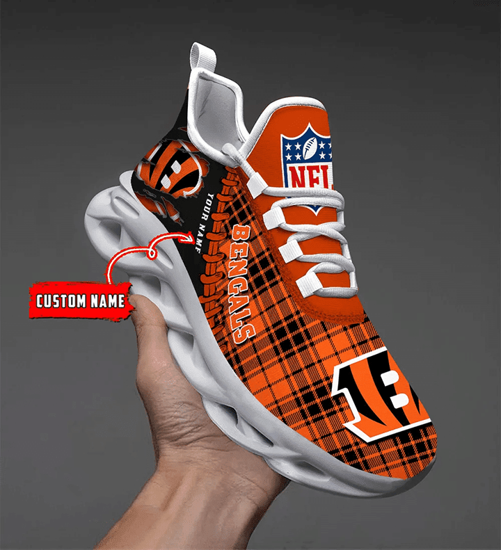 Cincinnati Bengals Personalized Yezy Running Sneakers SPD281