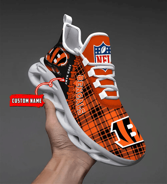 Cincinnati Bengals Personalized Yezy Running Sneakers SPD281