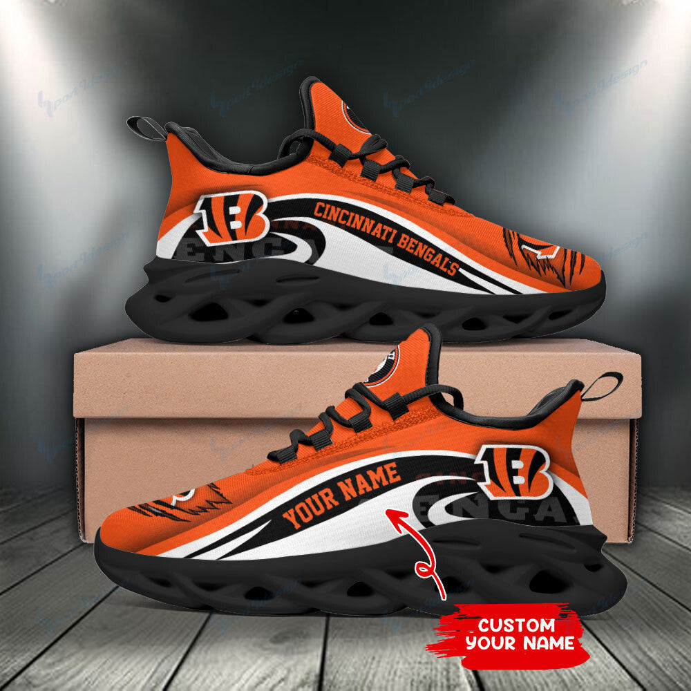 Cincinnati Bengals Personalized Yezy Running Sneakers SPD36