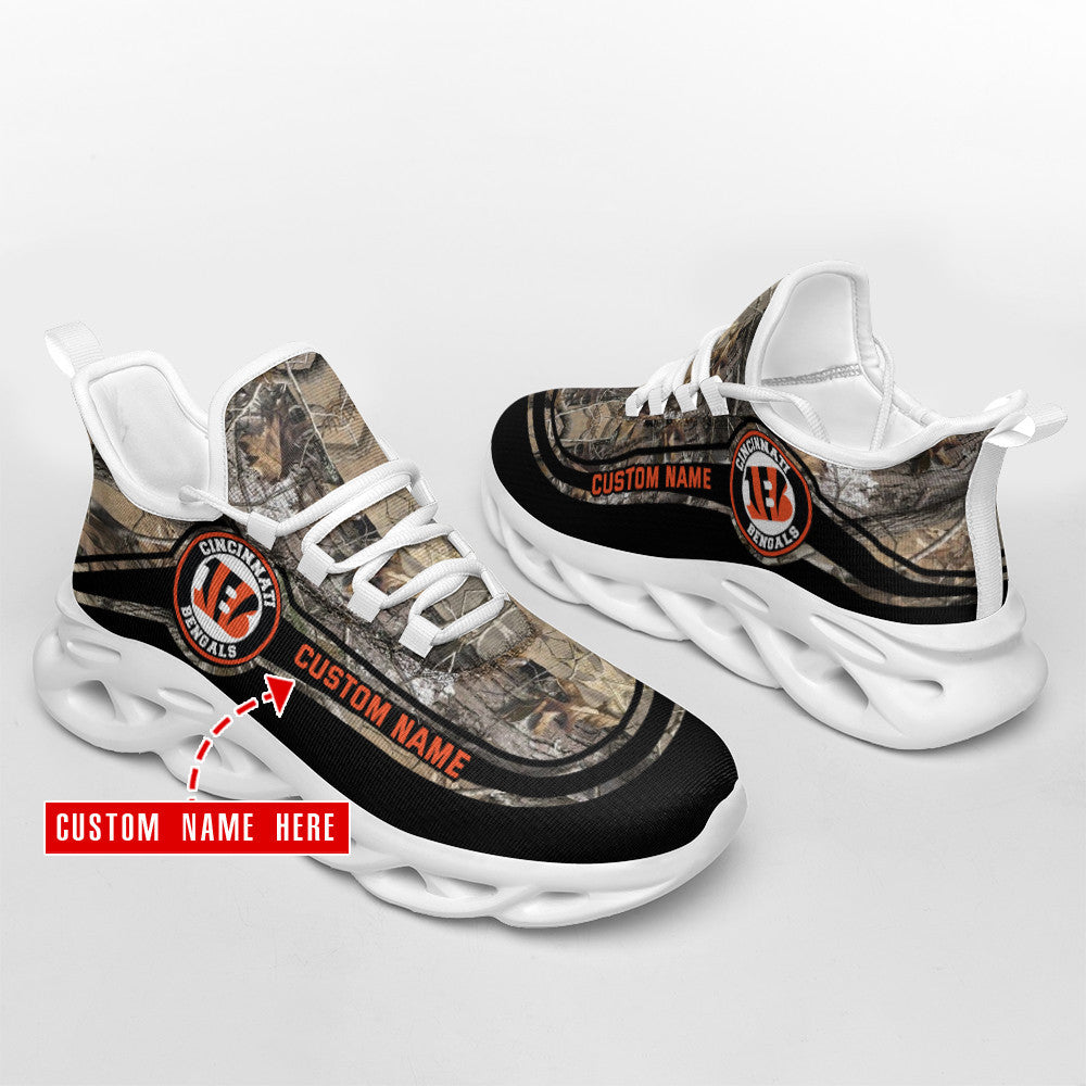 Cincinnati Bengals Personalized Yezy Running Sneakers SPD387