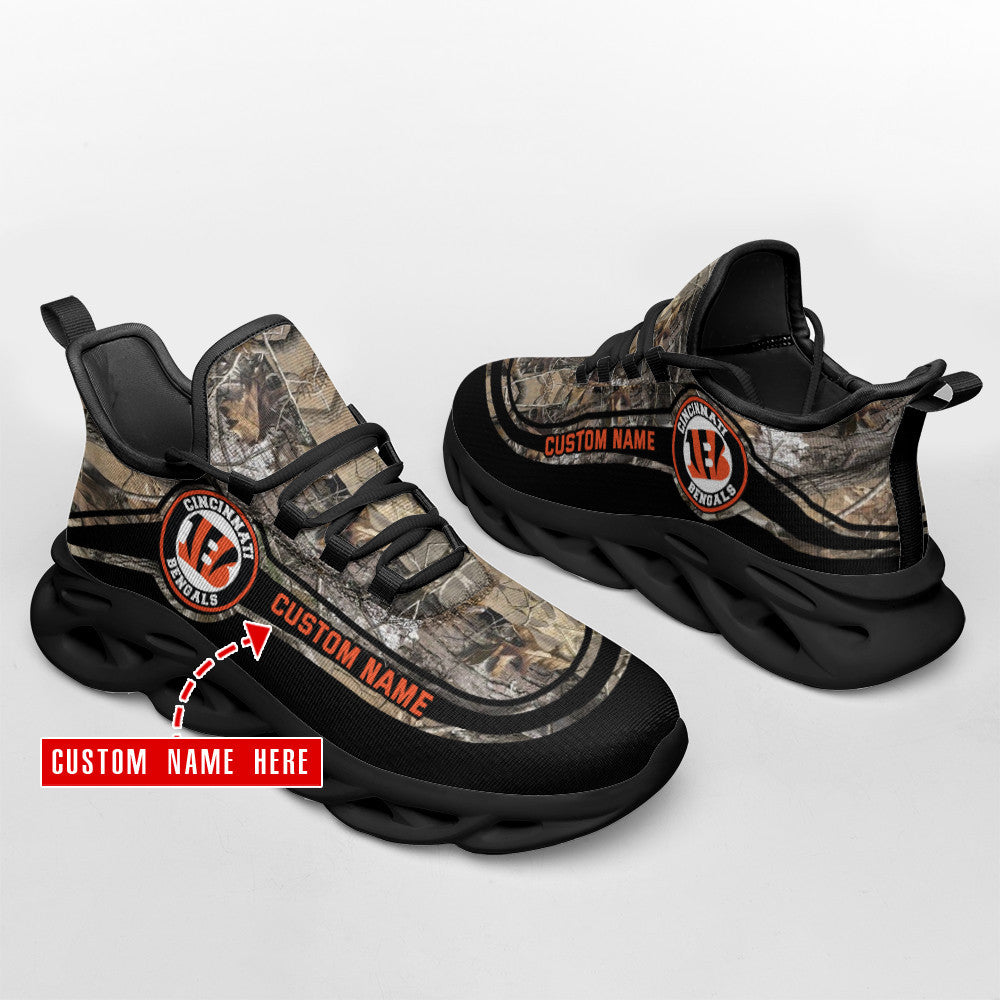 Cincinnati Bengals Personalized Yezy Running Sneakers SPD387