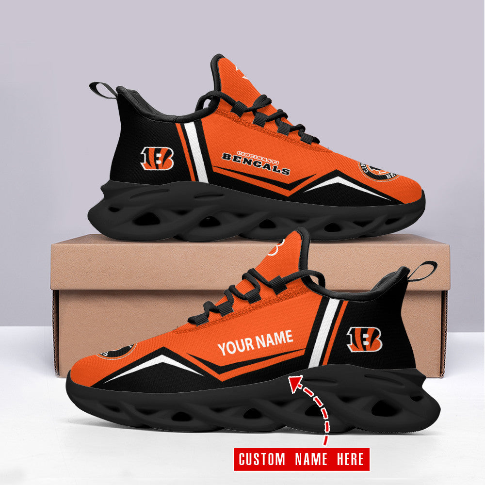 Cincinnati Bengals Personalized Yezy Running Sneakers SPD447