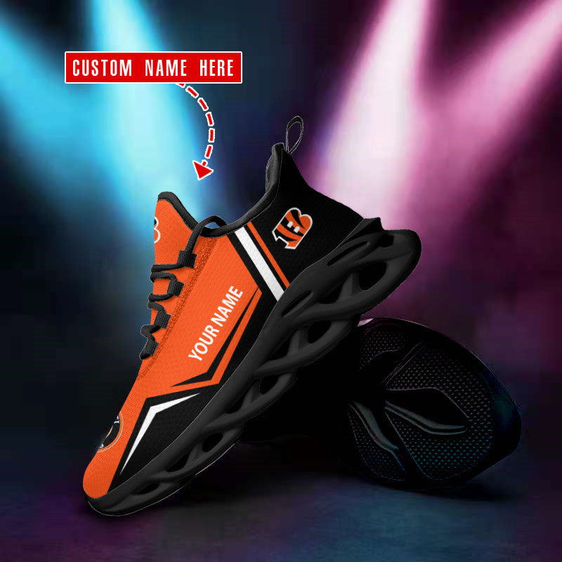 Cincinnati Bengals Personalized Yezy Running Sneakers SPD447
