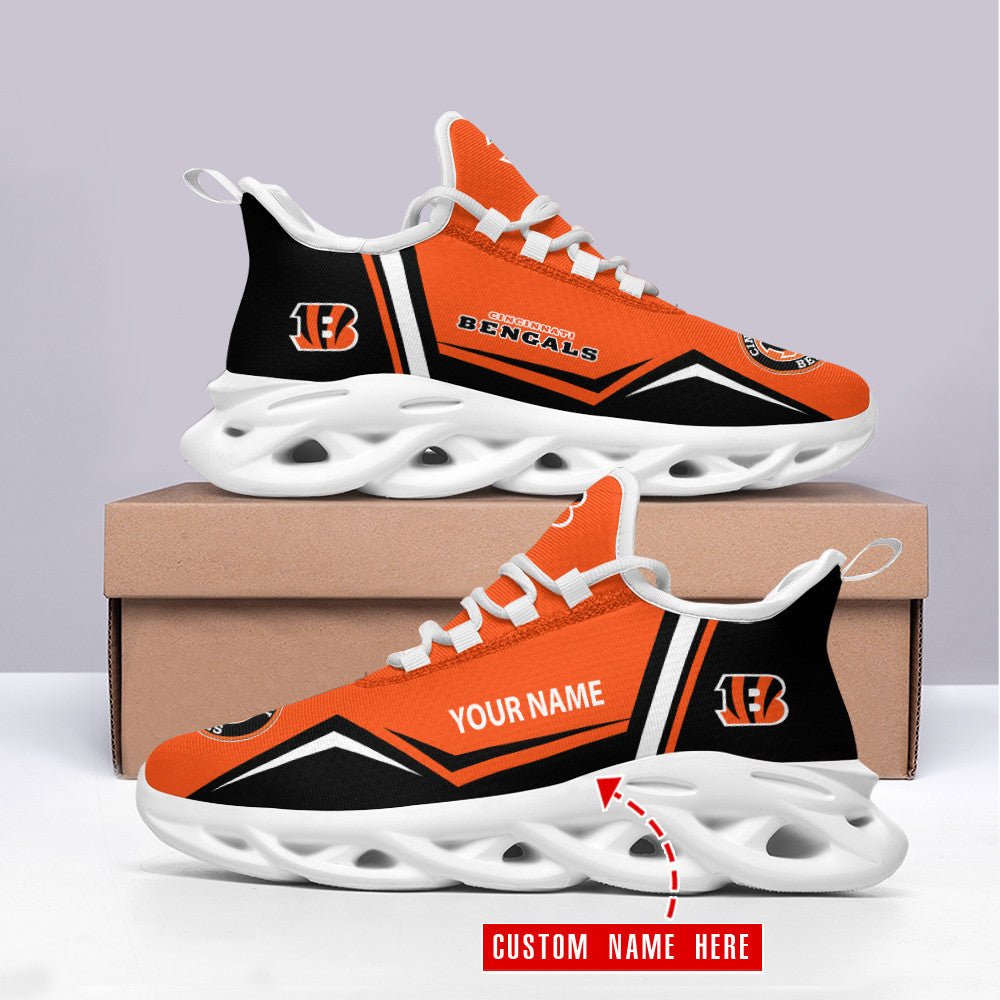 Cincinnati Bengals Personalized Yezy Running Sneakers SPD447