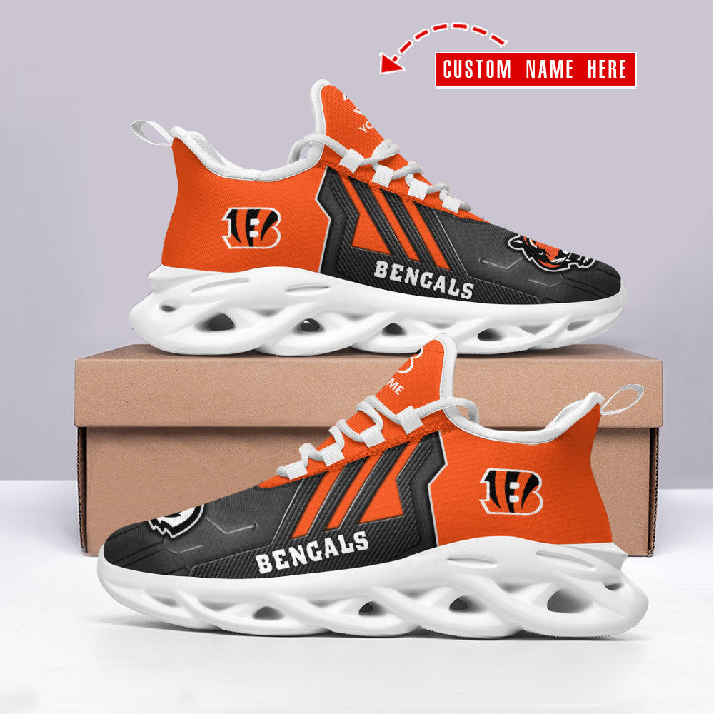 Cincinnati Bengals Personalized Yezy Running Sneakers SPD448