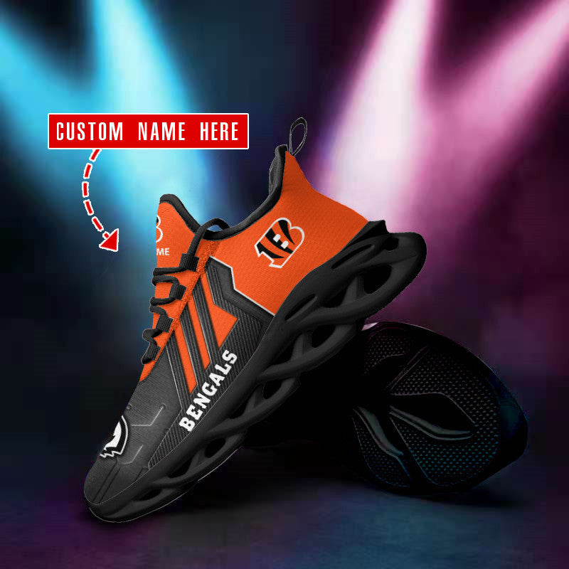 Cincinnati Bengals Personalized Yezy Running Sneakers SPD448