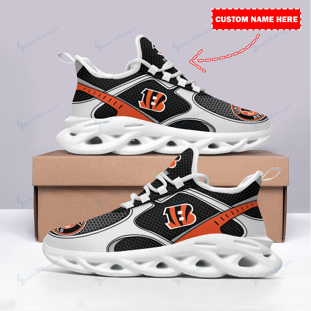 Cincinnati Bengals Personalized Yezy Running Sneakers SPD45