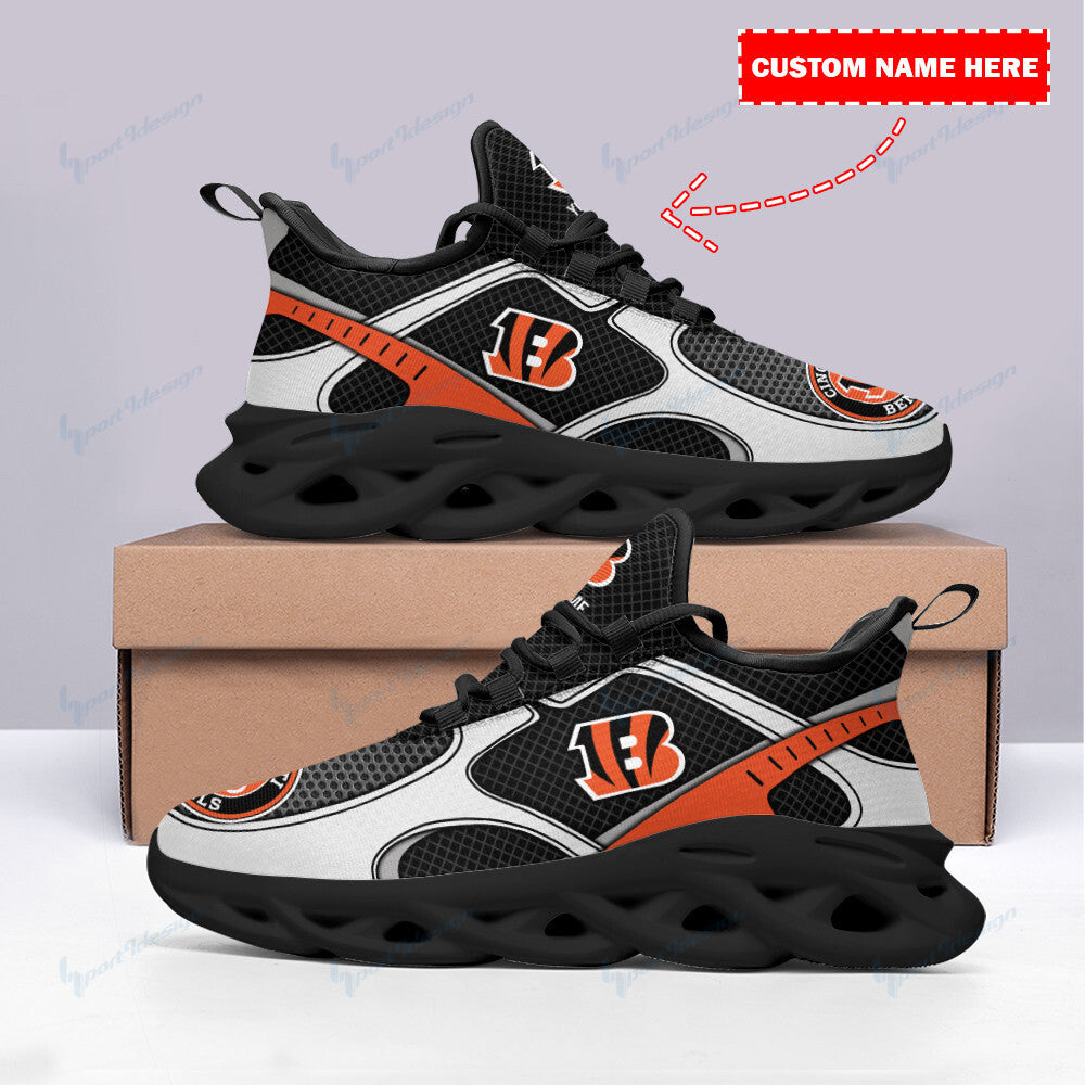 Cincinnati Bengals Personalized Yezy Running Sneakers SPD45