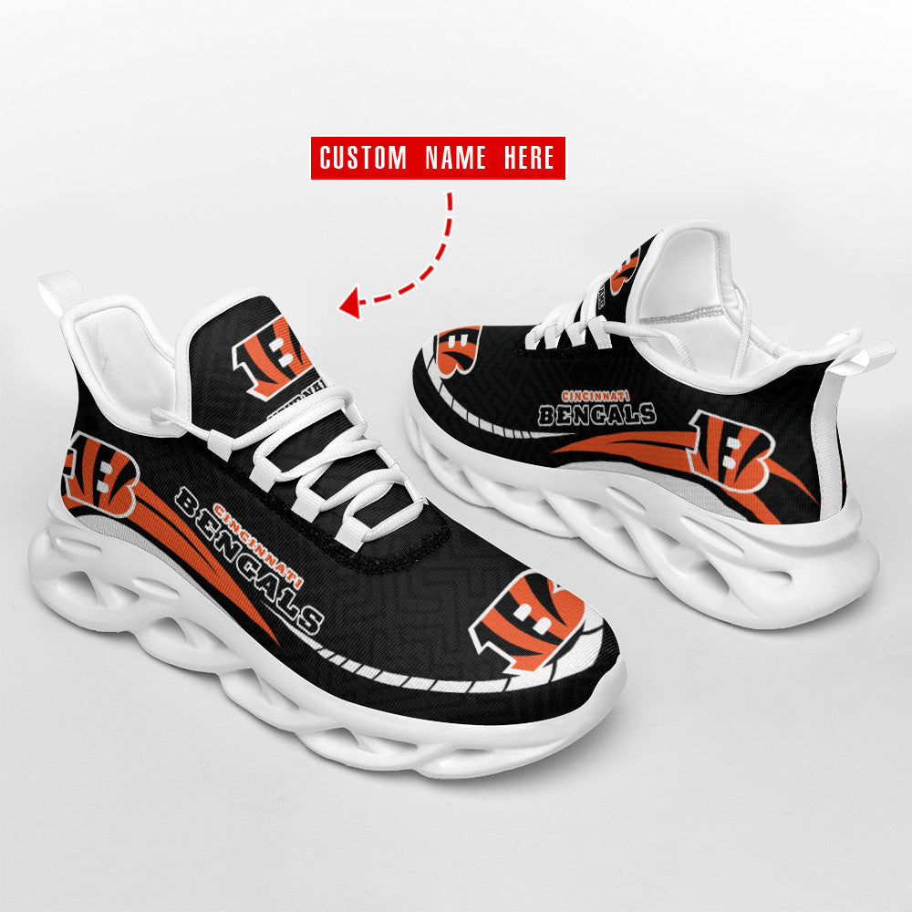 Cincinnati Bengals Personalized Yezy Running Sneakers SPD467