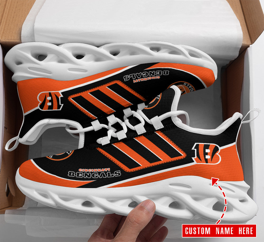 Cincinnati Bengals Personalized Yezy Running Sneakers SPD468