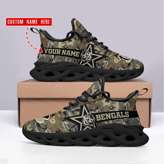 Cincinnati Bengals Personalized Yezy Running Sneakers SPD495