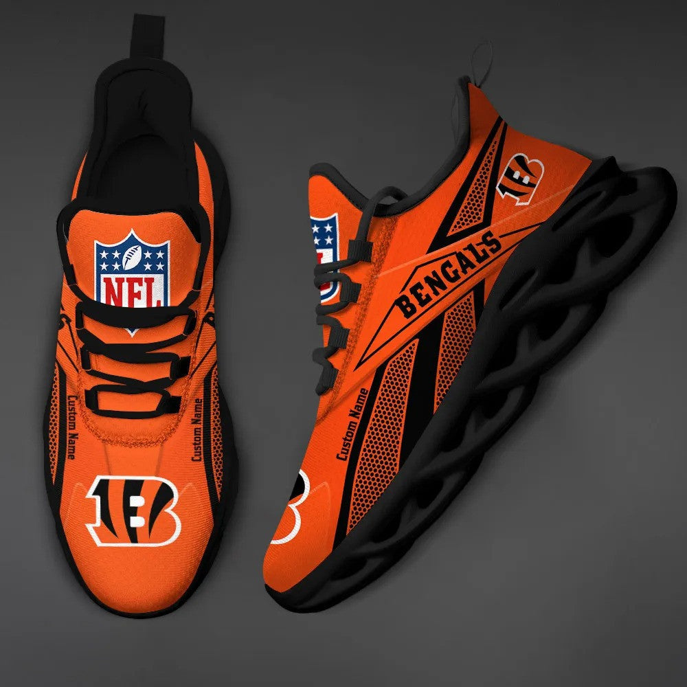 Cincinnati Bengals Personalized Yezy Running Sneakers SPD519