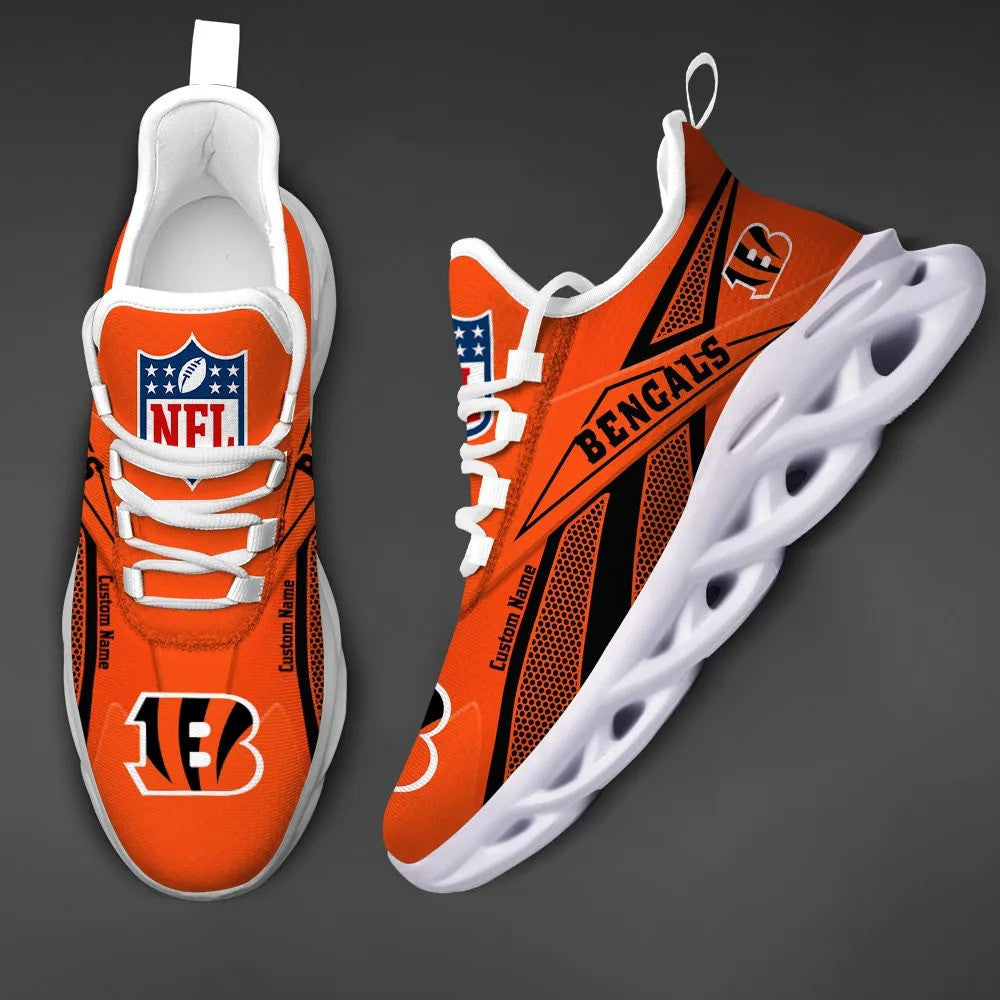 Cincinnati Bengals Personalized Yezy Running Sneakers SPD519