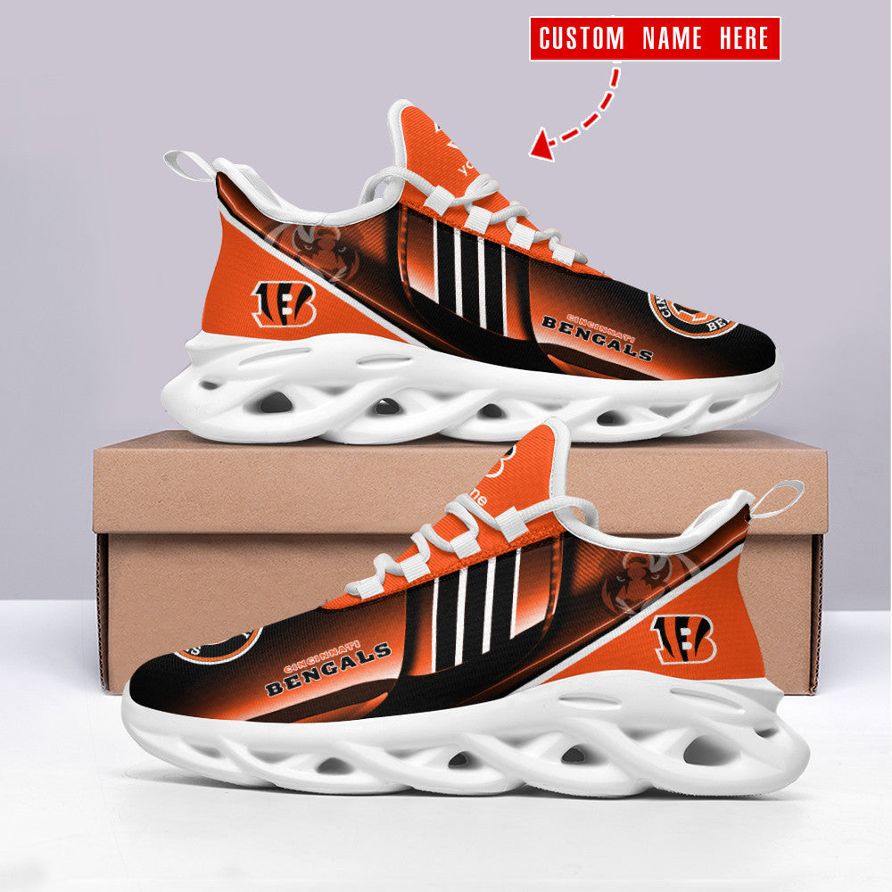 Cincinnati Bengals Personalized Yezy Running Sneakers SPD550