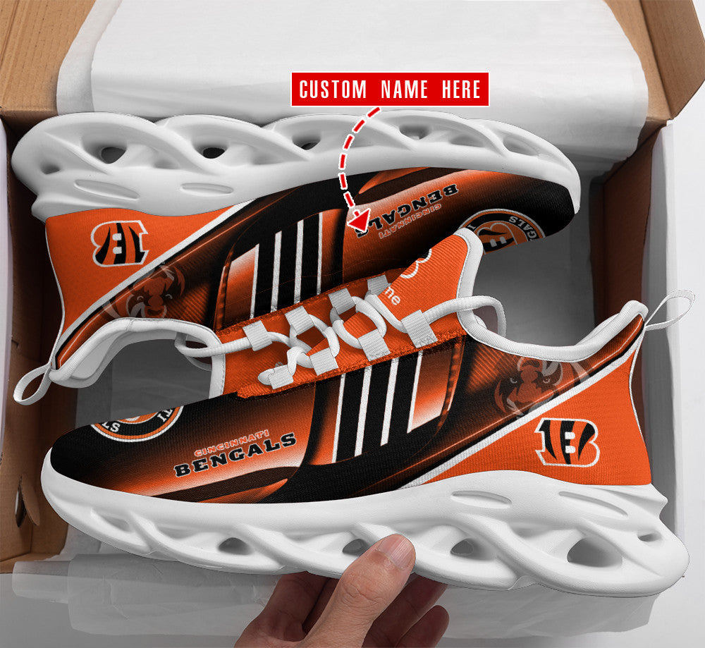 Cincinnati Bengals Personalized Yezy Running Sneakers SPD550