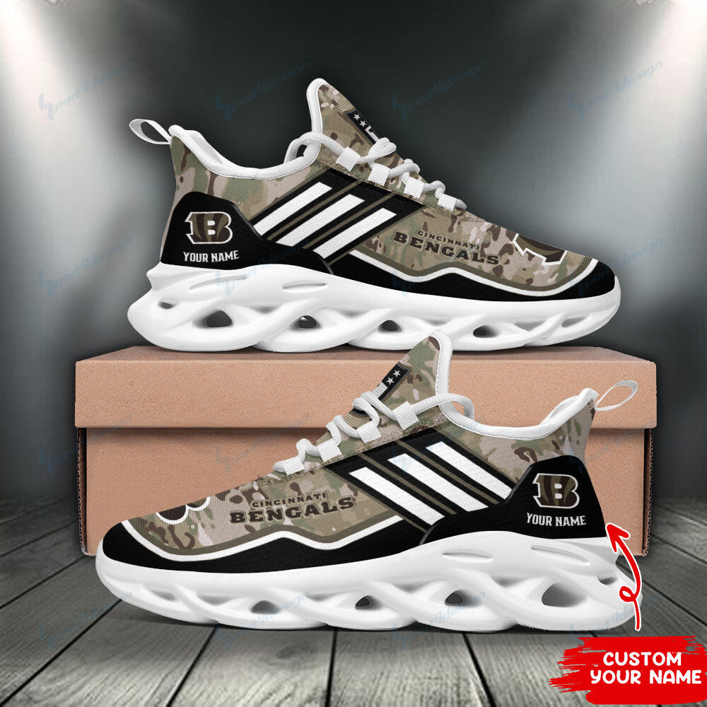 Cincinnati Bengals Personalized Yezy Running Sneakers SPD84