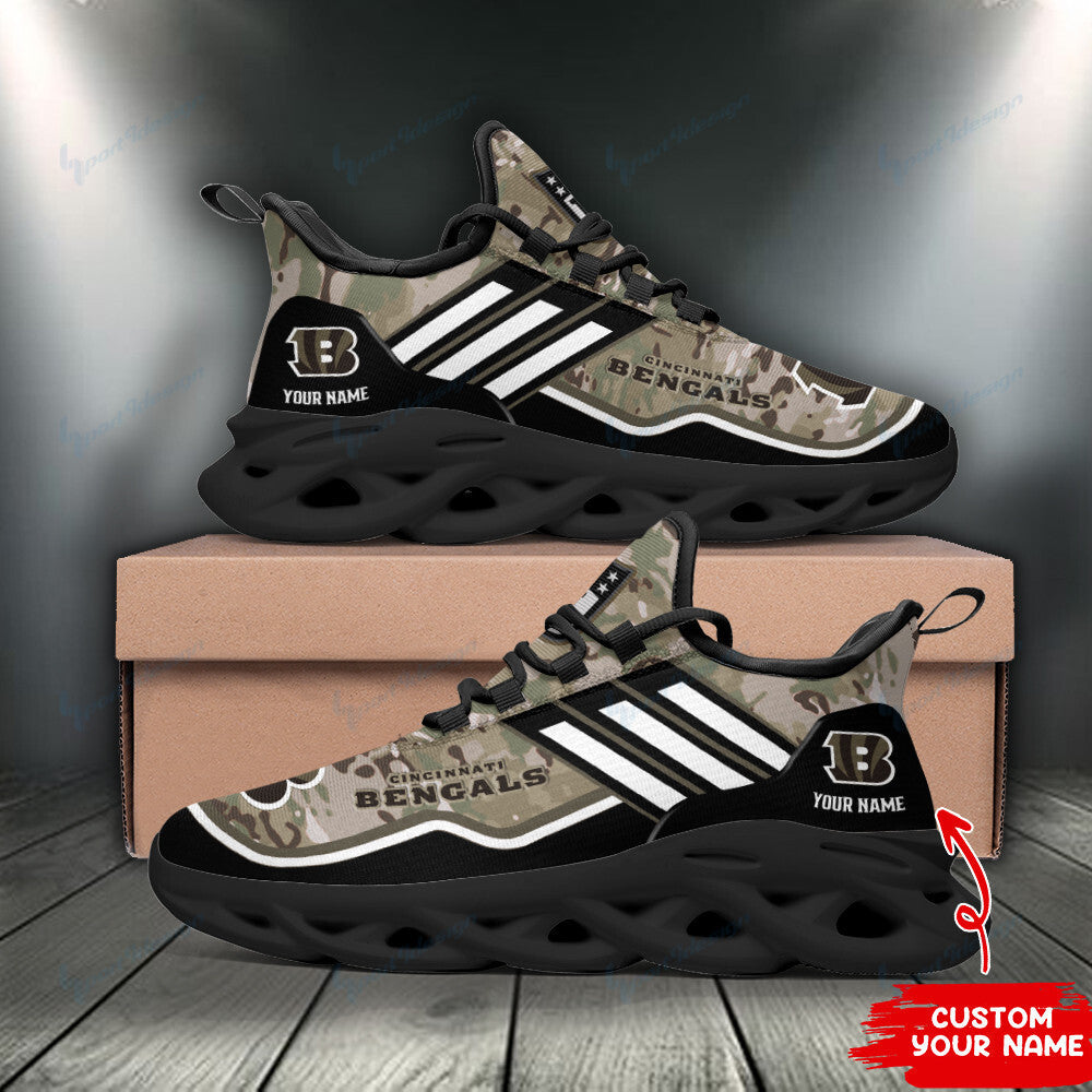 Cincinnati Bengals Personalized Yezy Running Sneakers SPD84