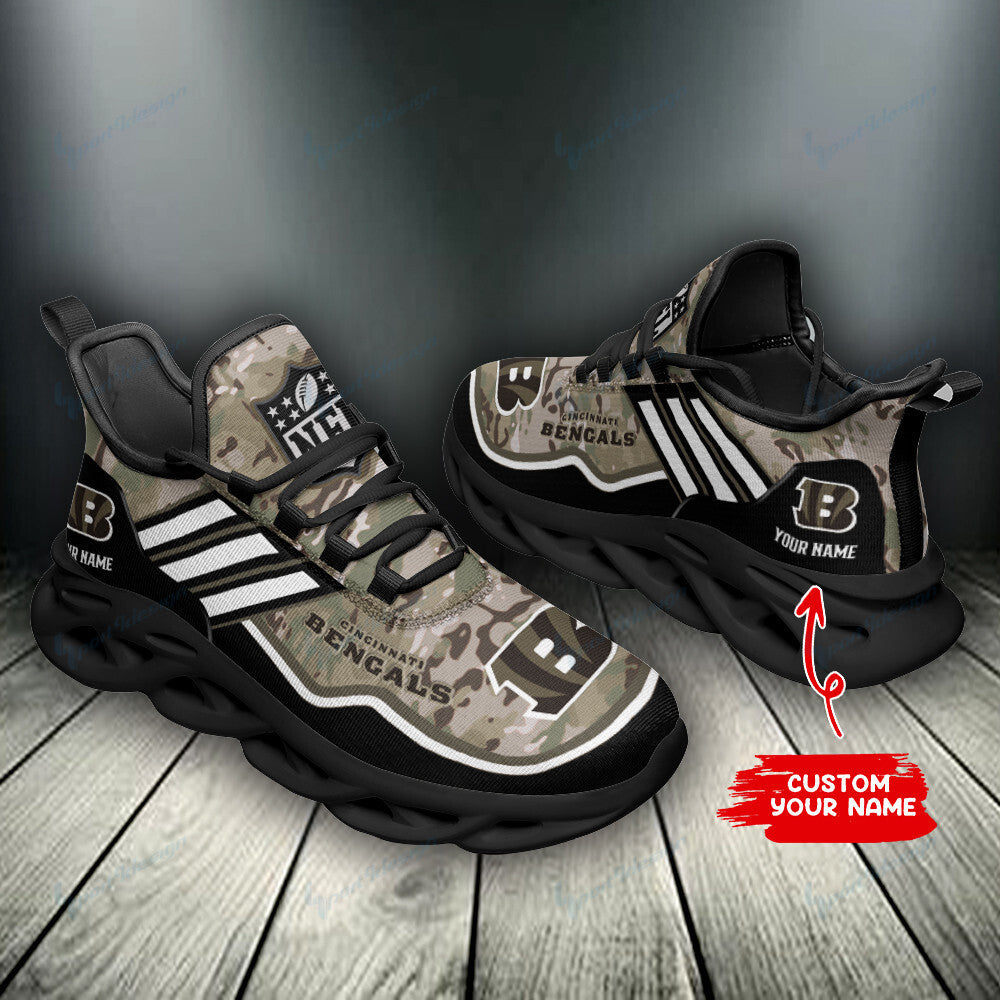 Cincinnati Bengals Personalized Yezy Running Sneakers SPD84