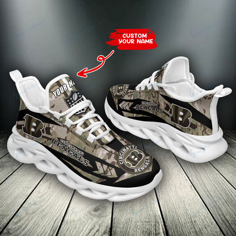 Cincinnati Bengals Personalized Yezy Running Sneakers SPD91