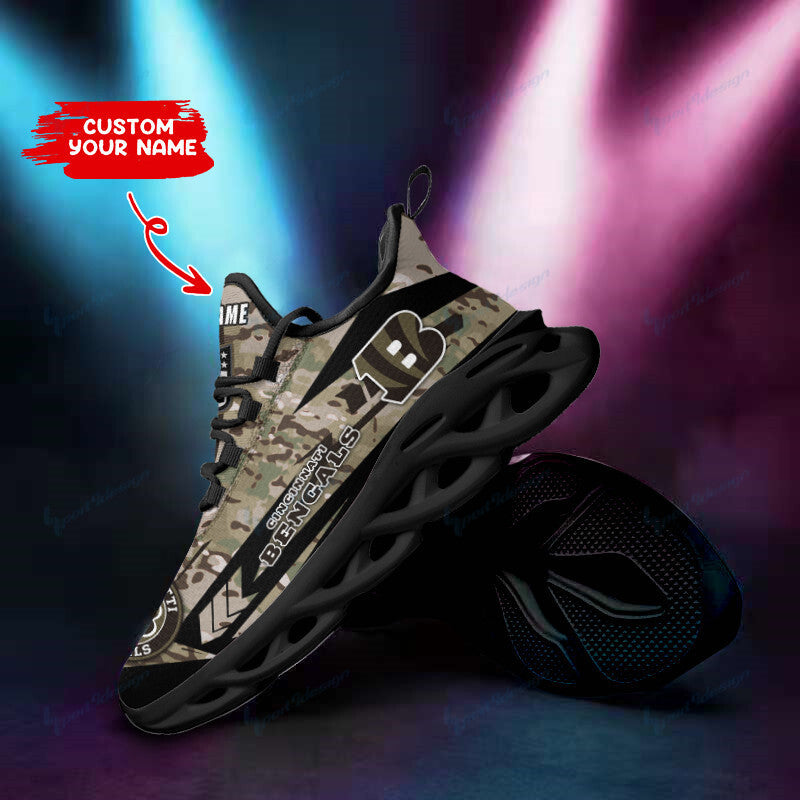 Cincinnati Bengals Personalized Yezy Running Sneakers SPD91