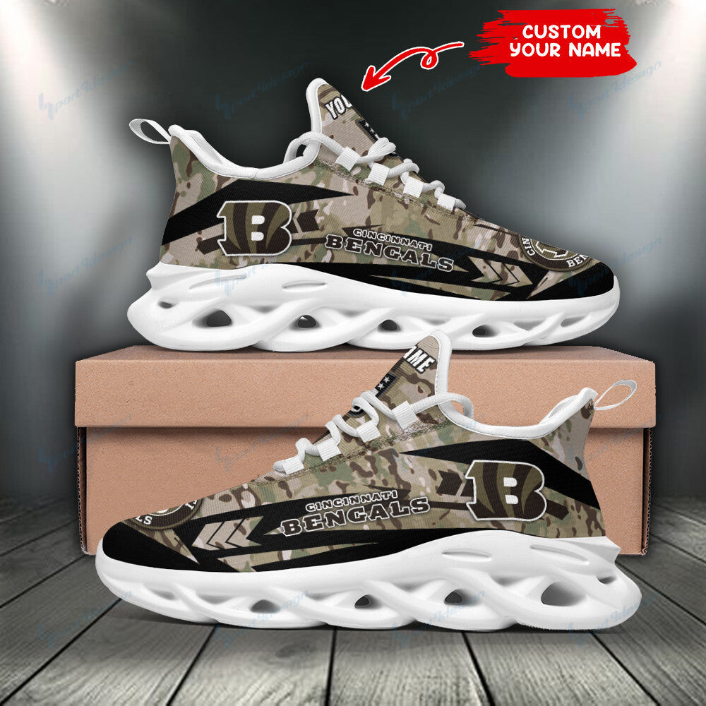 Cincinnati Bengals Personalized Yezy Running Sneakers SPD91