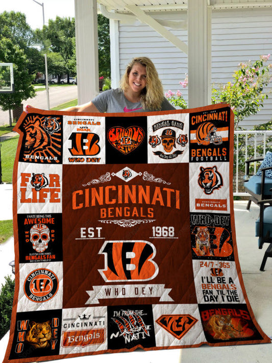 Cincinnati Bengals Premium Quilt BG95