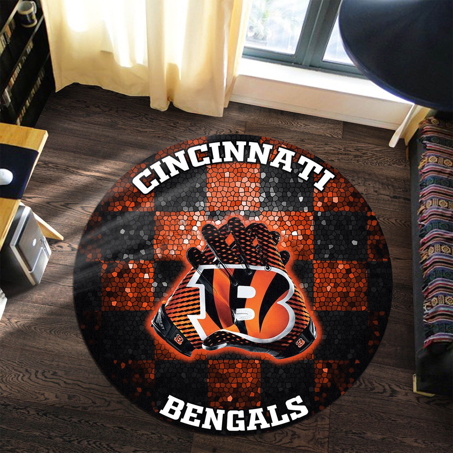 Cincinnati Bengals Round Rug 160