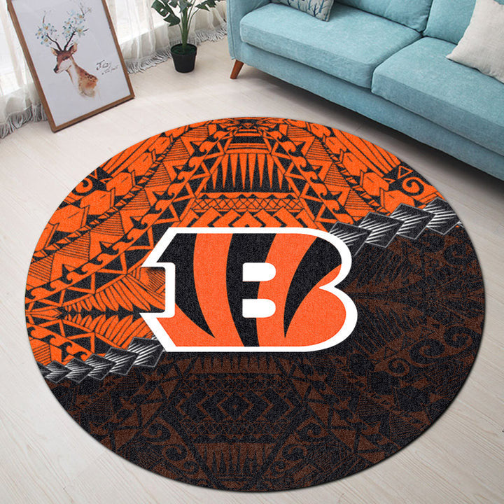 Cincinnati Bengals Round Rug 23